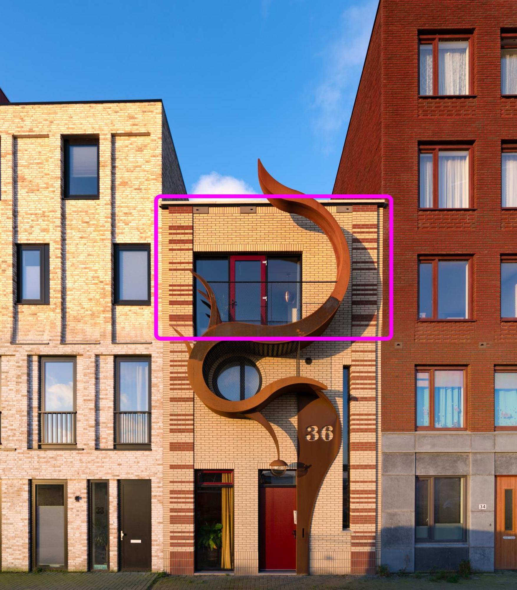Huis Met De Krul อัมสเตอร์ดัม ภายนอก รูปภาพ